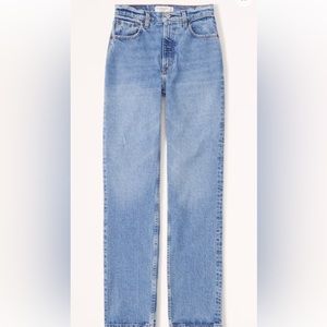 Abercrombie & Fitch Light Blue Straight Leg Jeans
